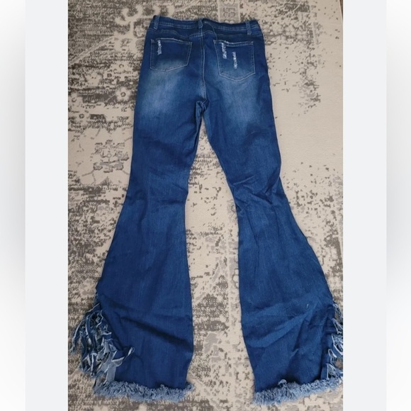 JC & JQ Funky Flare Jeans, Love the Feel & Stretch, Excellent Condition, M - Picture 4 of 10